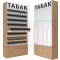Шкаф с рулонными шторками для табачных пачек восемь уровней полок с тумбой для хранения товаров