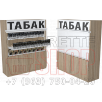 Шкаф с рулонными шторками для табачных пачек три уровня полки с тумбой для хранения товаров