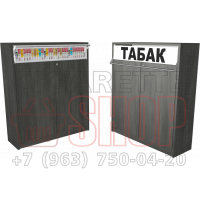 Торговый шкаф с синхронизированными дверями для электронных сигарет с одним уровнем полки и высокой тумбой