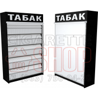 Торговый шкаф для электронных сигарет с пятью гравитационными полками